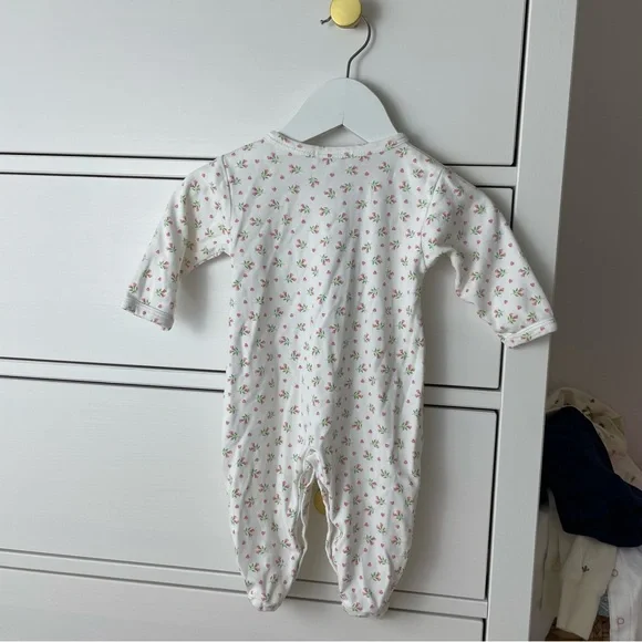 Kissy Kissy Floral Print Footie 3-6 Months